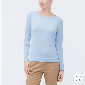 J.CREW Beautiful Soft Baby Blue Cotton Sweater